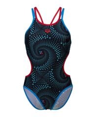 WOMEN'S ARENA ONE FIREFLOW SWIMSUIT DOUBLE CROSS PARİS OLİMPİYAT KADIN YÜZÜCÜ MAYOSU