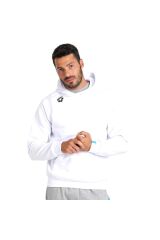 Team Hooded Sweat Panel Erkek Beyaz Günlük Stil Sweatshirt 004904100